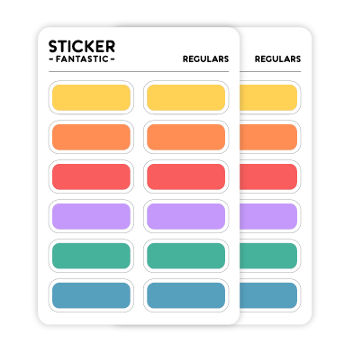 Sticker Fantastic kids name labels, name stickers for kids, daycare labels, rainbow labels two pack 24 labels